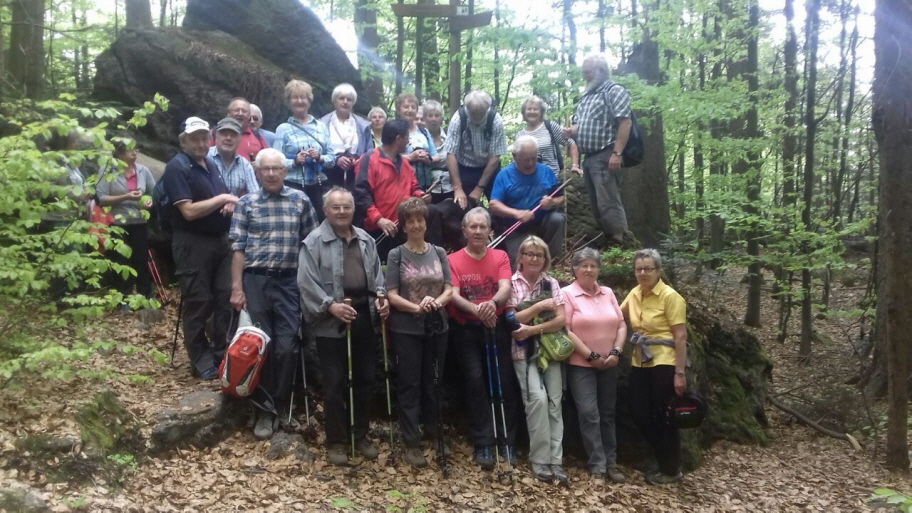 Mi. 25.04.2018   RUNDGANG DURCH DAS FELSWANDERGEBIET NAHE DER NATIONALPARK-GEHEGEZONE