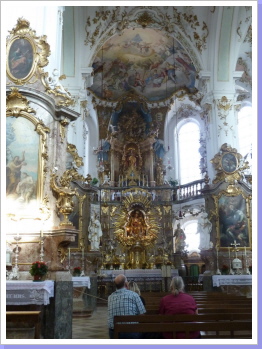 Andechs Klosterkirche Innenansicht